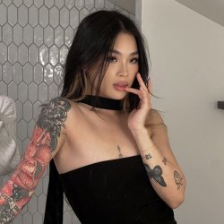 Asian tattooed